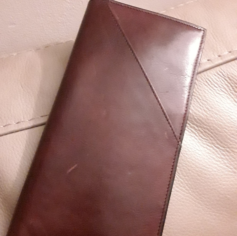 Bosca brown leather wallet